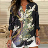 Amity™ | Chic Flight Print Blouse
