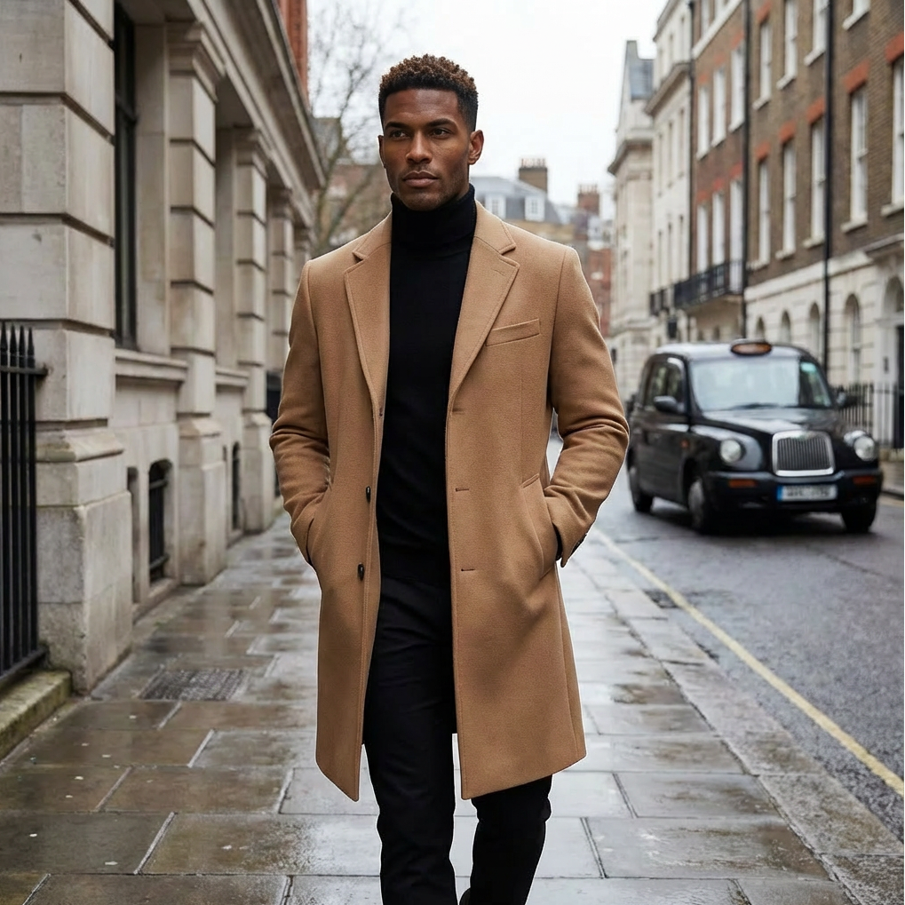 Calla Tailored Men's Overcoat - detail image 5
