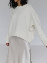 Anara | Women's Oversized Crew Neck Knit Jumper