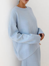 Anara | Women's Oversized Crew Neck Knit Jumper