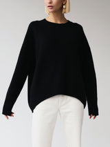 Anara | Women's Oversized Crew Neck Knit Jumper