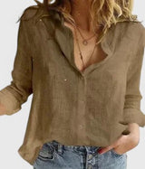 Anneliese | Women's Floral Print V-Neck Blouse