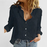 Anneliese | Women's Floral Print V-Neck Blouse