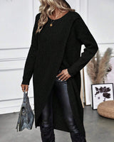 Artemis | Women's Asymmetrical Long Sleeve Tunic Sweater
