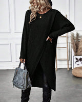 Artemis | Women's Asymmetrical Long Sleeve Tunic Sweater