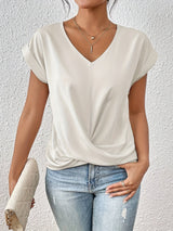 Talitha | Women's V-Neck Short Sleeve Top