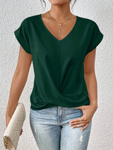 Talitha | Women's V-Neck Short Sleeve Top