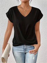 Talitha | Women's V-Neck Short Sleeve Top