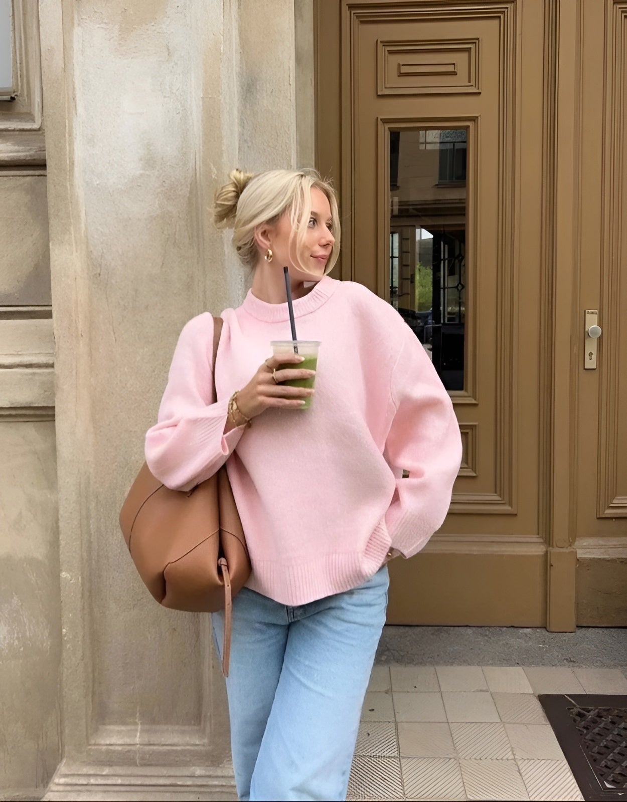 Astoria | Women's Oversized Crew Neck Long Sleeve Sweater