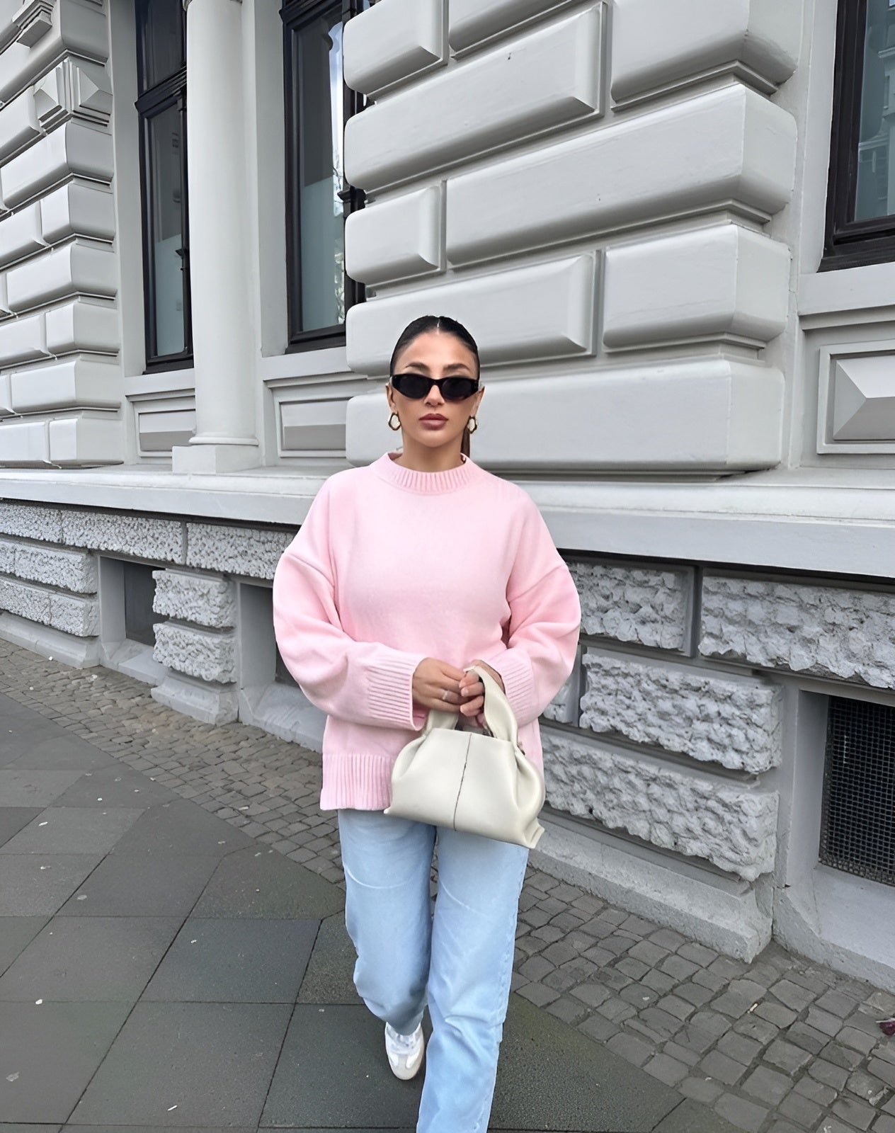 Astoria | Women's Oversized Crew Neck Long Sleeve Sweater