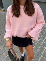 Astoria | Women's Oversized Crew Neck Long Sleeve Sweater