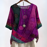 Heloise | Women's Boho Print Relaxed Fit Blouse
