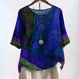 Heloise | Women's Boho Print Relaxed Fit Blouse