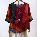 Heloise | Women's Boho Print Relaxed Fit Blouse