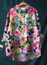 Onora | Women's Floral Print Long Sleeve Blouse