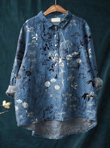 Onora | Women's Floral Print Long Sleeve Blouse