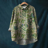 Jael | Women's Floral Print Long Sleeve Blouse