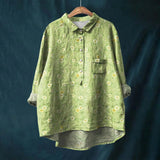 Jael | Women's Floral Print Long Sleeve Blouse
