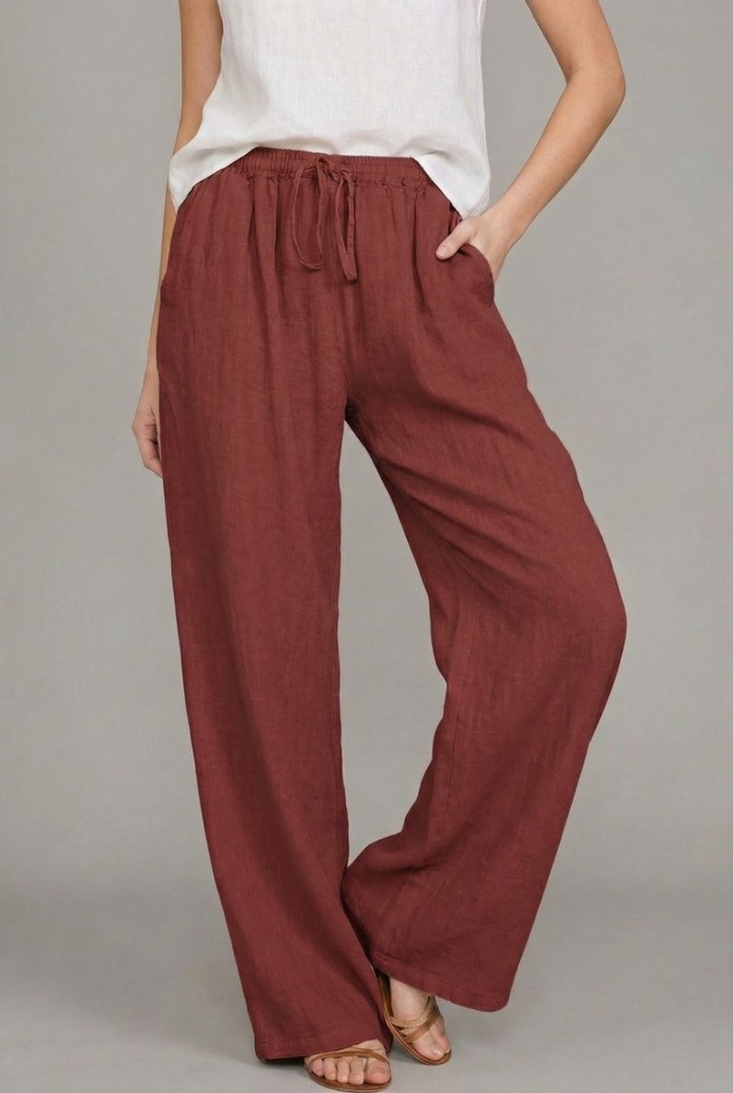 Aurelia | Women's Drawstring Wide Leg Pants
