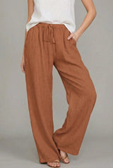 Aurelia | Women's Drawstring Wide Leg Pants