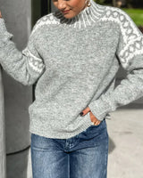 Azalea | Women's Mock Neck Long Sleeve Sweater