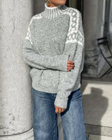 Azalea | Women's Mock Neck Long Sleeve Sweater