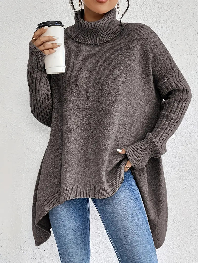 Beatrice | Women's Oversized Turtleneck Sweater