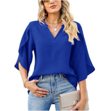 Brielle | Women's Split Sleeve Chiffon Blouse