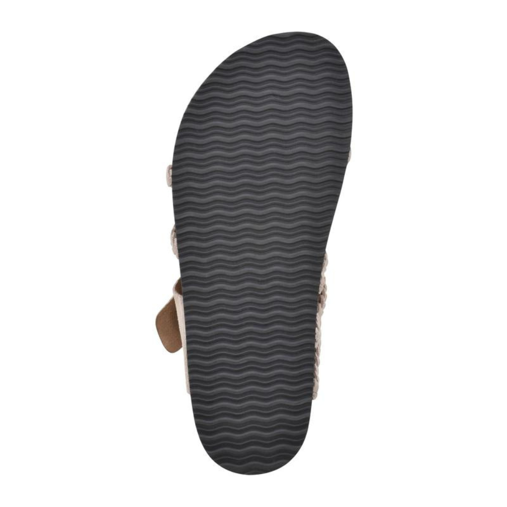 Bronte | Women's Braided Buckle Flat Sandals
