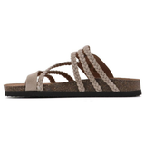 Bronte | Women's Braided Buckle Flat Sandals