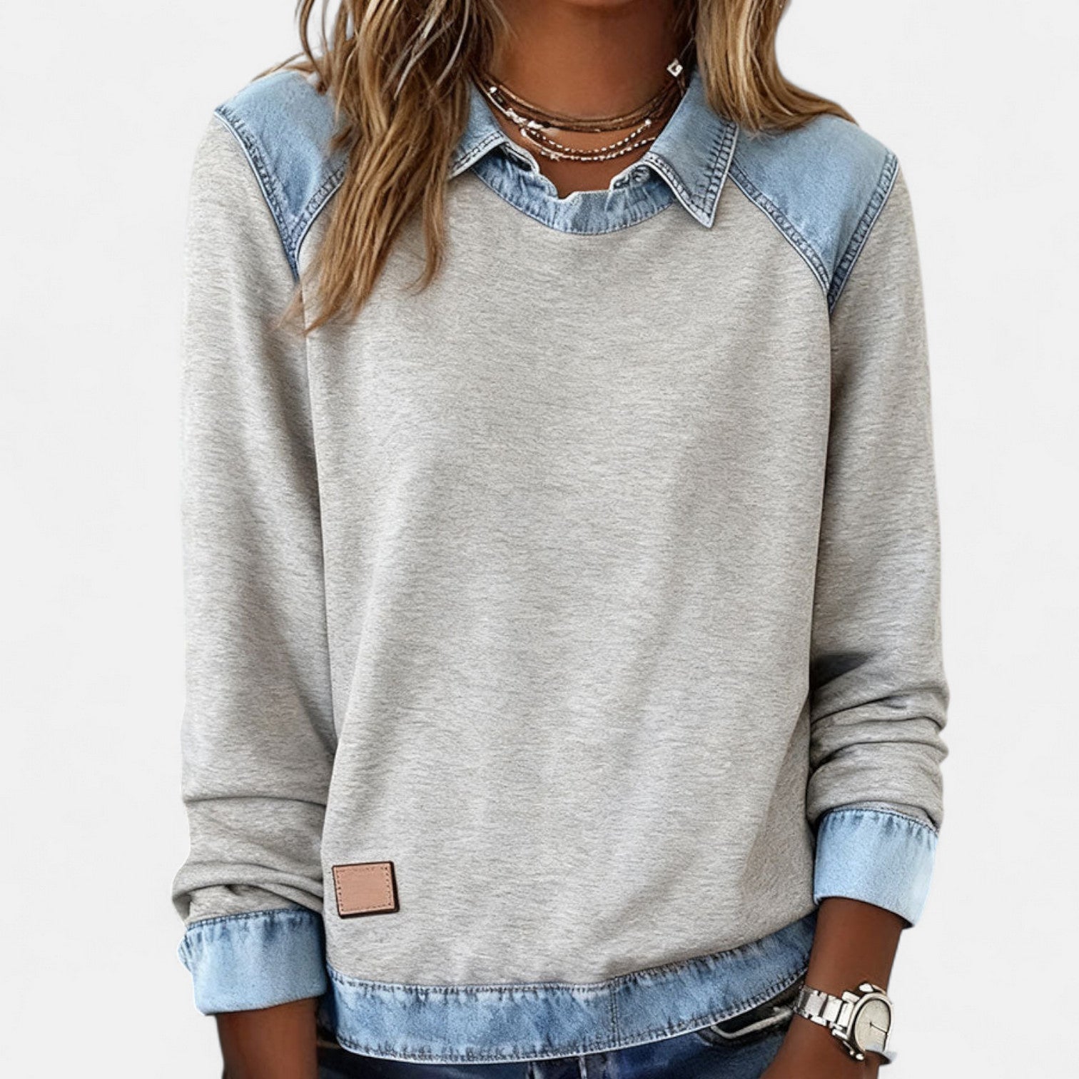 Bronte | Women's Collared Long Sleeve Sweater