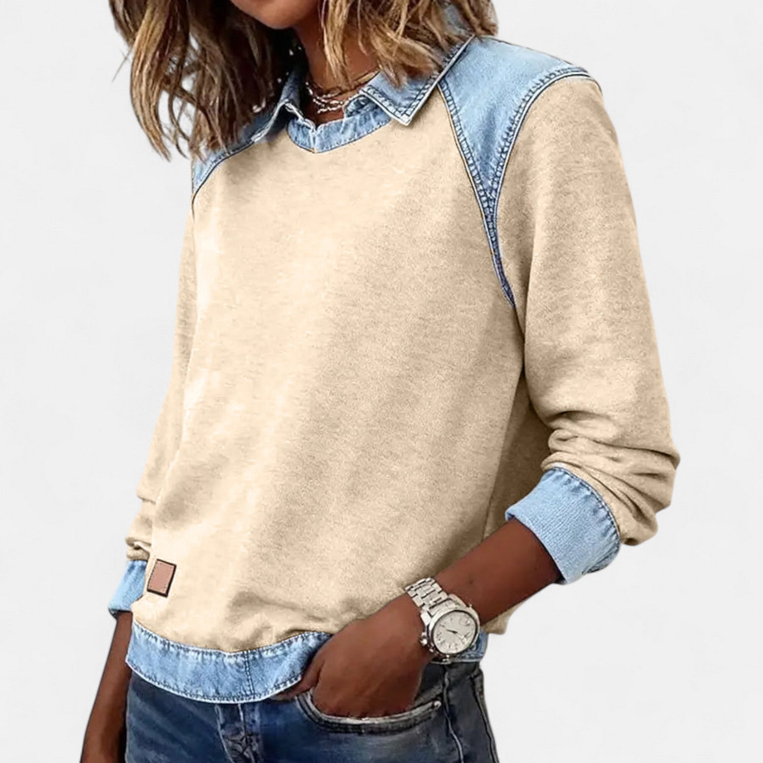 Bronte | Women's Collared Long Sleeve Sweater