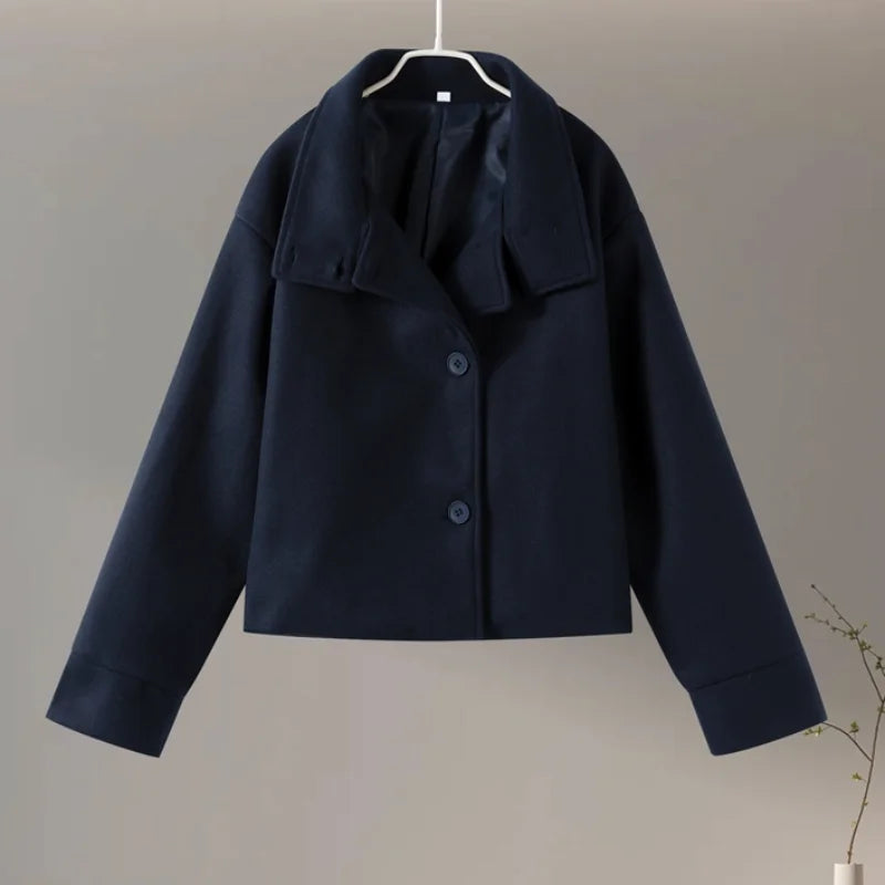 Bronte | Women's Double Breasted Stand Collar Coat