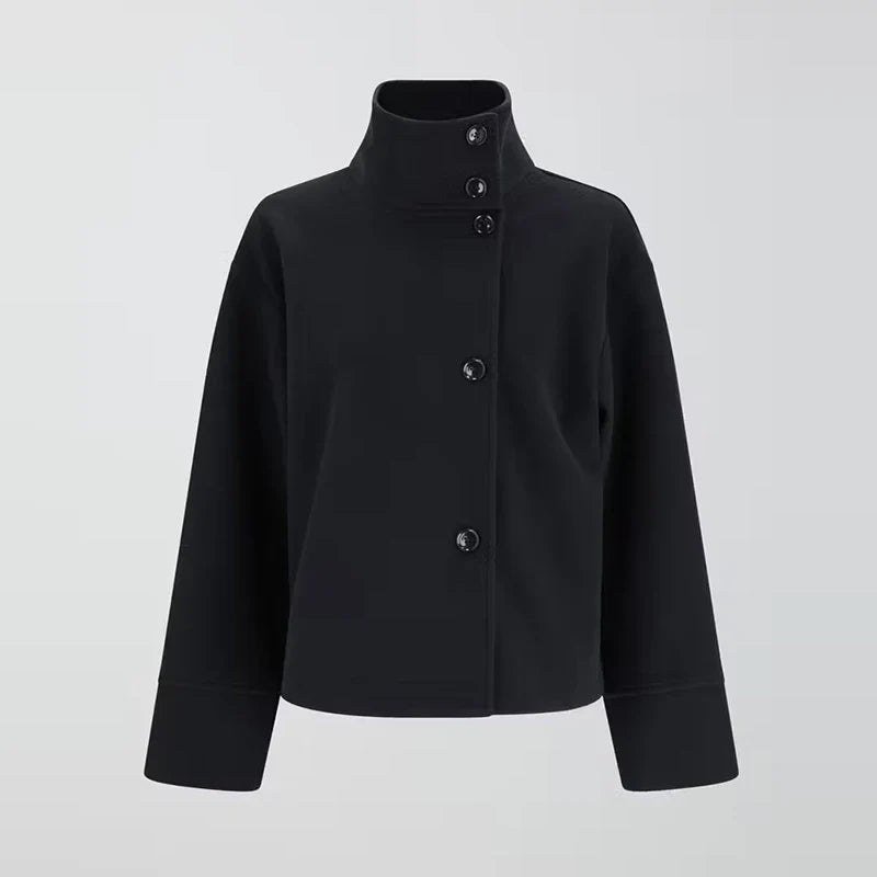 Bronte | Women's Double Breasted Stand Collar Coat