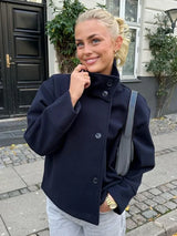 Bronte | Women's Double Breasted Stand Collar Coat