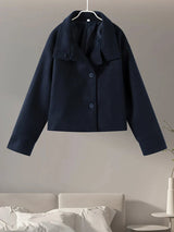 Bronte | Women's Double Breasted Stand Collar Coat