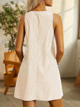 Allison™ |  Striped Tummy covering dress