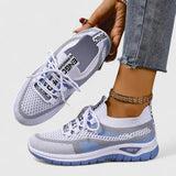 Koda | Women's Mesh Chunky Sole Lace-Up Trainers Colour Block