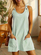 Allison™ |  Striped Tummy covering dress