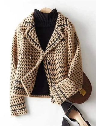 Valencia Soft Knit Women's Jacket - Brown