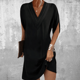 Celestina | Women's V-Neck Wrap Mini Dress