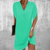 Celestina | Women's V-Neck Wrap Mini Dress