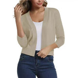 Celestine | Women's Open Front 3/4 Sleeve Cardigan