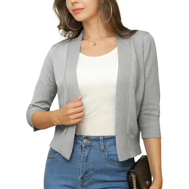 Celestine | Women's Open Front 3/4 Sleeve Cardigan