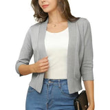 Celestine | Women's Open Front 3/4 Sleeve Cardigan