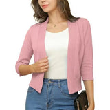 Celestine | Women's Open Front 3/4 Sleeve Cardigan