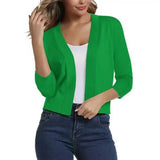 Celestine | Women's Open Front 3/4 Sleeve Cardigan