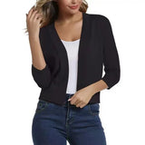 Celestine | Women's Open Front 3/4 Sleeve Cardigan