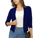 Celestine | Women's Open Front 3/4 Sleeve Cardigan