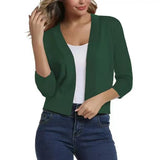 Celestine | Women's Open Front 3/4 Sleeve Cardigan